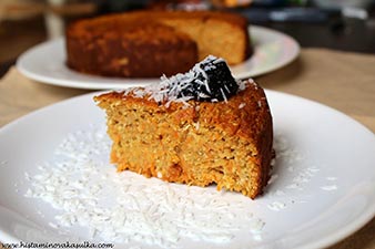 recept Mrkvovo-kokosový koláč