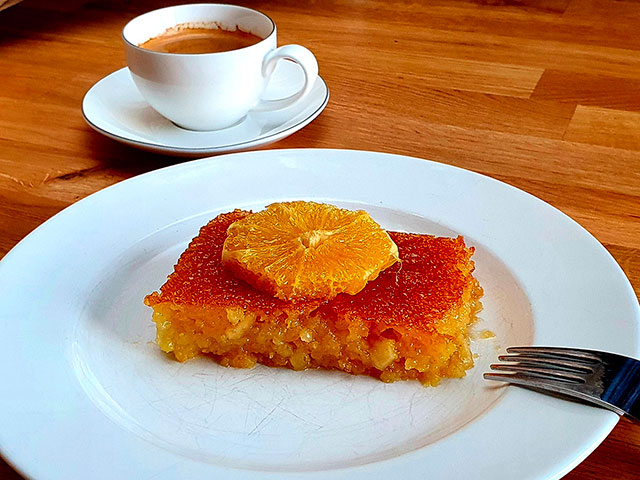Pomerančový filo koláč – Portakalopita